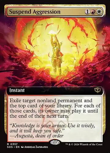 Suspend Aggression - sos Spoiler