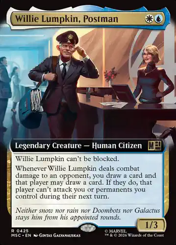 Willie Lumpkin, Postman - msc Spoiler