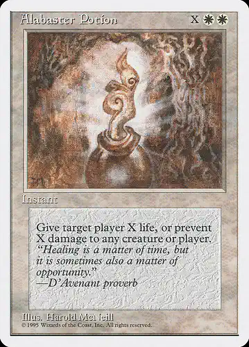 Alabaster Potion - 4ed Spoiler