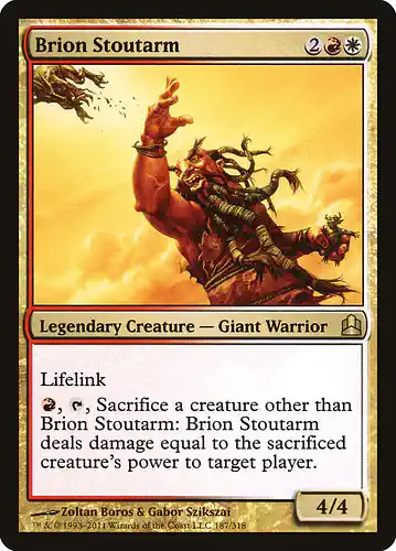 Brion Stoutarm - cmd Spoiler