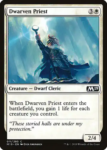 Dwarven Priest - m19 Spoiler