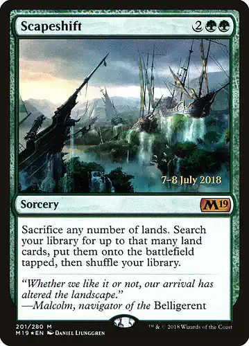 Scapeshift - m19 Spoiler