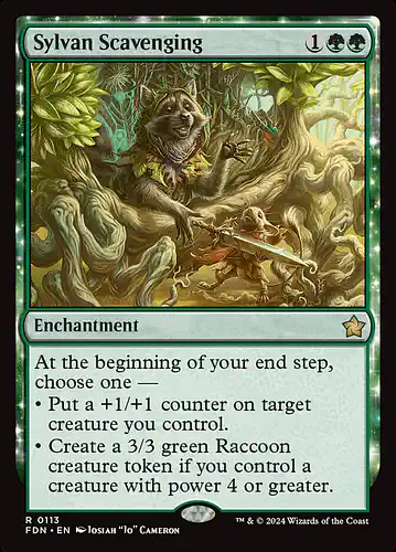 Sylvan Scavenging - fdn Spoiler