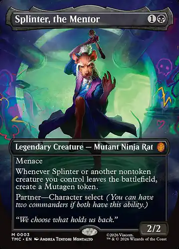 Splinter, the Mentor - tmc Spoiler