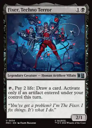 Fixer, Techno Terror - msc Spoiler