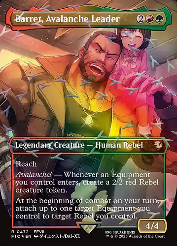 Barret, Avalanche Leader - fic Spoiler