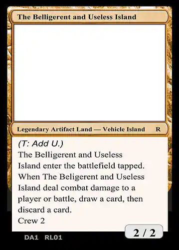 The Belligerent and Useless Island - unk Spoiler