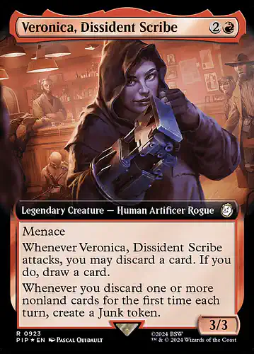 Veronica, Dissident Scribe - pip Spoiler