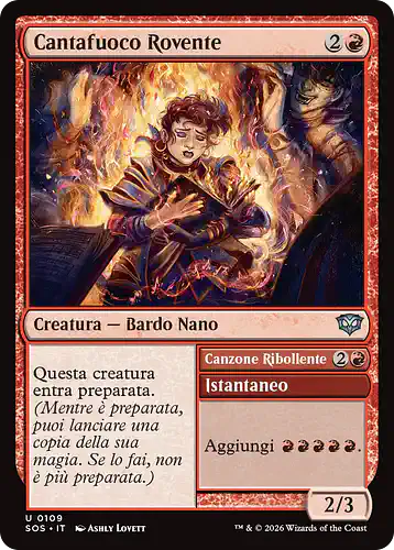 Blazing Firesinger - sos Spoiler