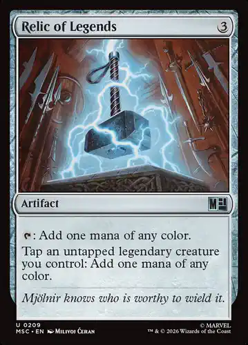 Relic of Legends - msc Spoiler