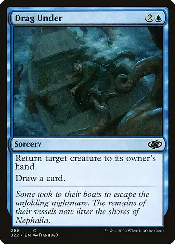 Drag Under - j22 Spoiler