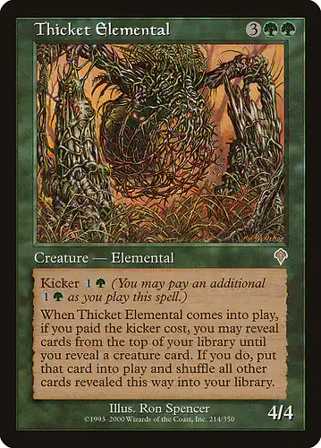 Thicket Elemental - inv Spoiler