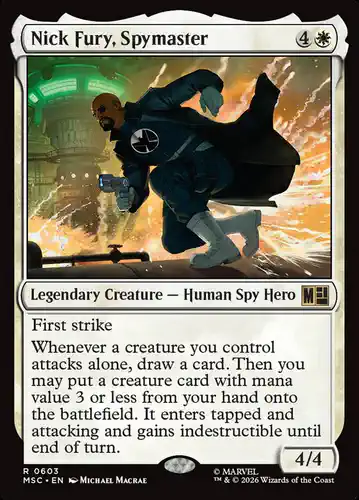 Nick Fury, Spymaster - msc Spoiler