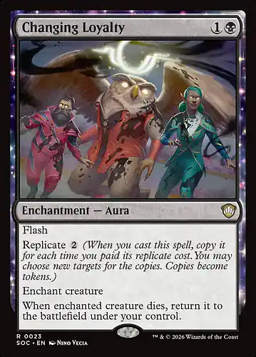 Changing Loyalty - soc Spoiler
