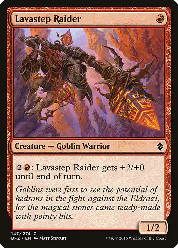 Lavastep Raider - bfz Spoiler