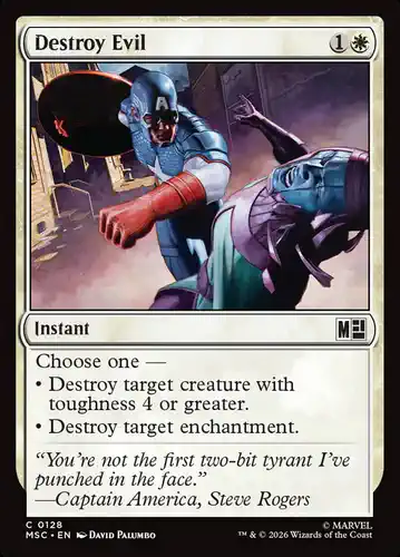 Destroy Evil - msc Spoiler