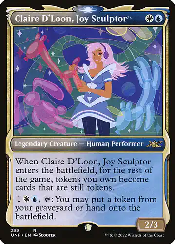 Claire D'Loon, Joy Sculptor - unf Spoiler