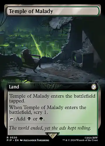 Temple of Malady - pip Spoiler