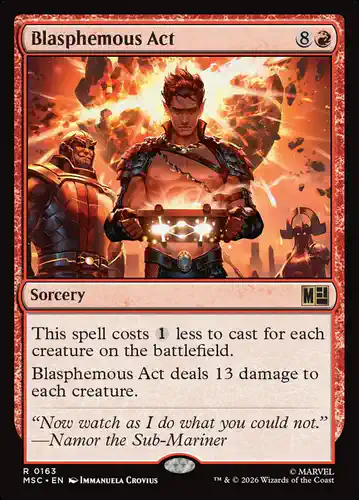 Blasphemous Act - msc Spoiler