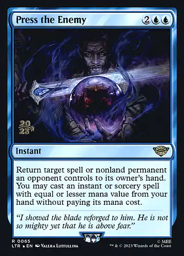 Press the Enemy - ltr Spoiler