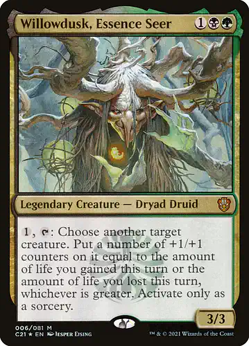 Willowdusk, Essence Seer - c21 Spoiler
