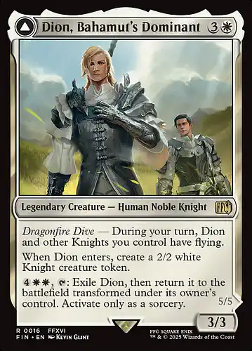Dion, Bahamut's Dominant - fin Spoiler