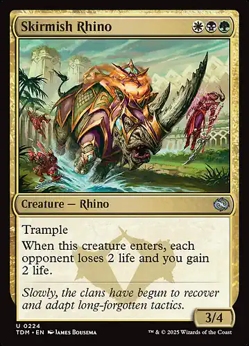 Skirmish Rhino - tdm Spoiler