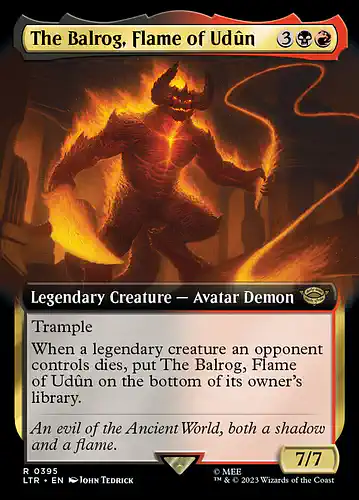 The Balrog, Flame of Udûn - ltr Spoiler
