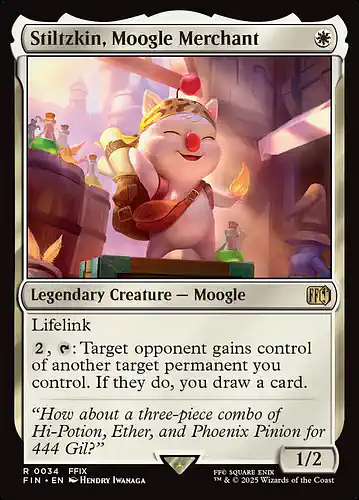 Stiltzkin, Moogle Merchant - fin Spoiler