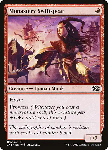 Monastery Swiftspear - 2x2 Spoiler