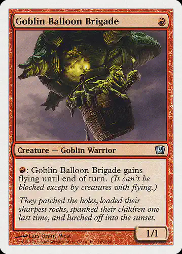 Goblin Balloon Brigade - 9ed Spoiler
