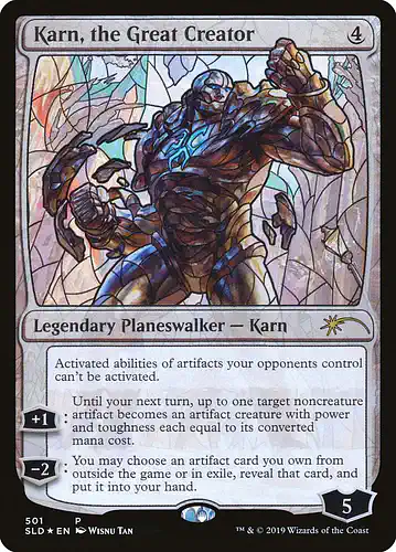 Karn, the Great Creator - sld Spoiler