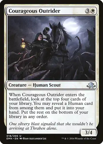 Courageous Outrider - emn Spoiler