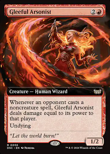 Gleeful Arsonist - dsc Spoiler