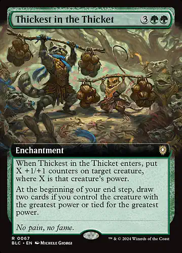 Thickest in the Thicket - blc Spoiler