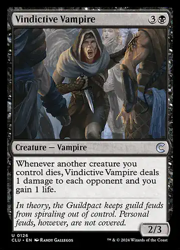 Vindictive Vampire - clu Spoiler