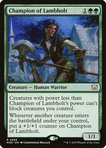 Champion of Lambholt - moc Spoiler