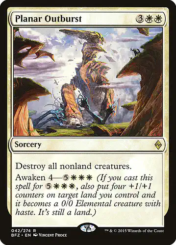 Planar Outburst - bfz Spoiler