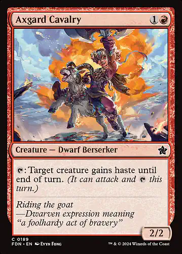 Axgard Cavalry - fdn Spoiler