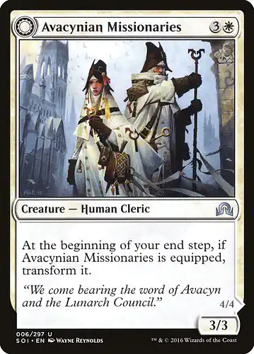 Avacynian Missionaries - soi Spoiler