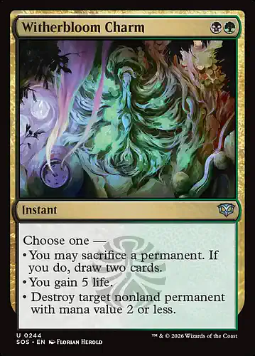 Witherbloom Charm - sos Spoiler
