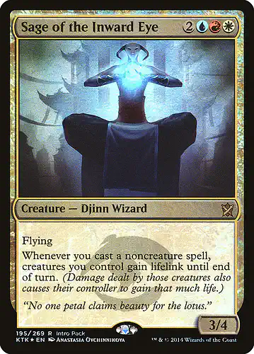 Sage of the Inward Eye - ktk Spoiler