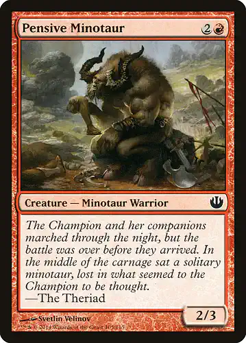 Pensive Minotaur - jou Spoiler