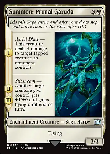 Summon: Primal Garuda - fin Spoiler
