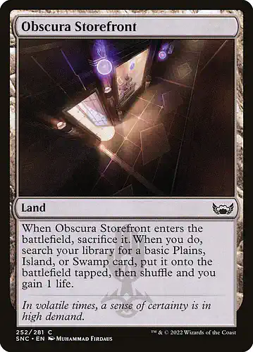 Obscura Storefront - snc Spoiler