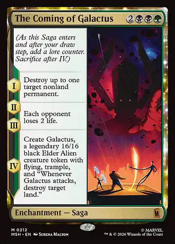 The Coming of Galactus - msh Spoiler