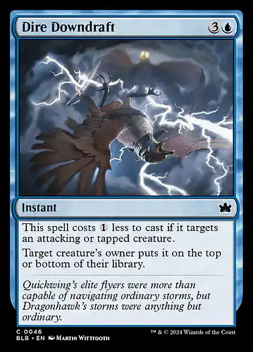 Dire Downdraft - blb Spoiler