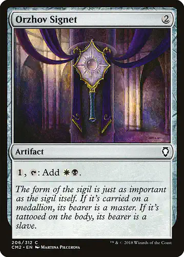 Orzhov Signet - cm2 Spoiler