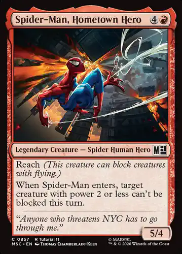 Spider-Man, Hometown Hero - msc Spoiler