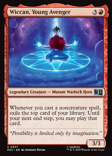 Wiccan, Young Avenger - msc Spoiler
